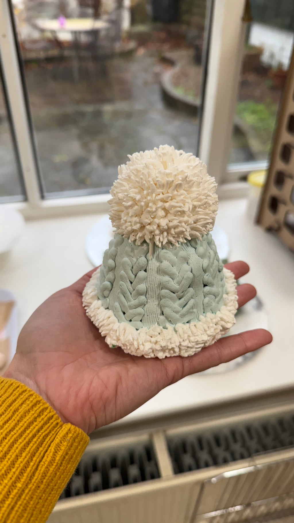 Marshmallow Knitted Hat