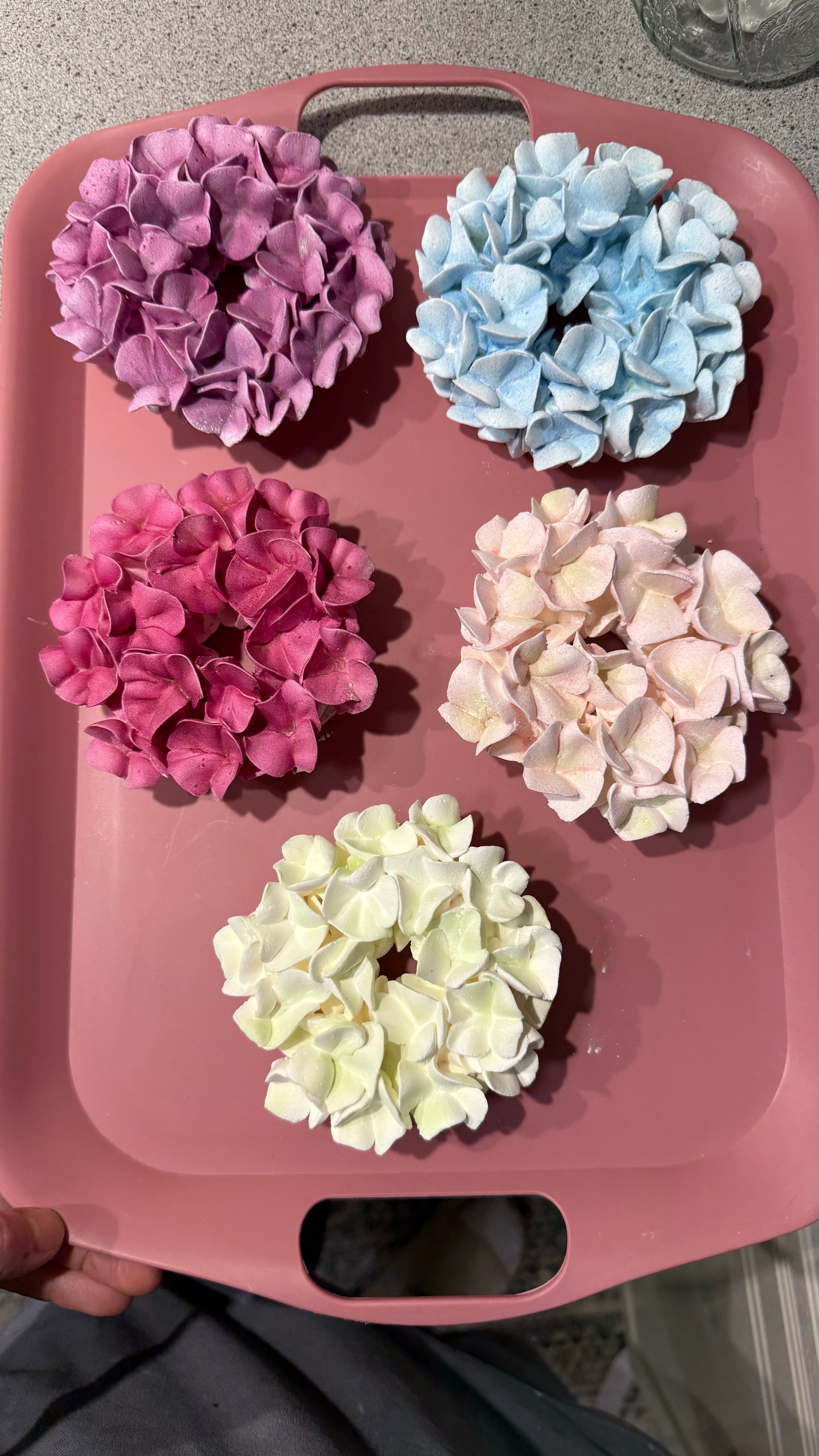 Floating Marshmallow Wreaths