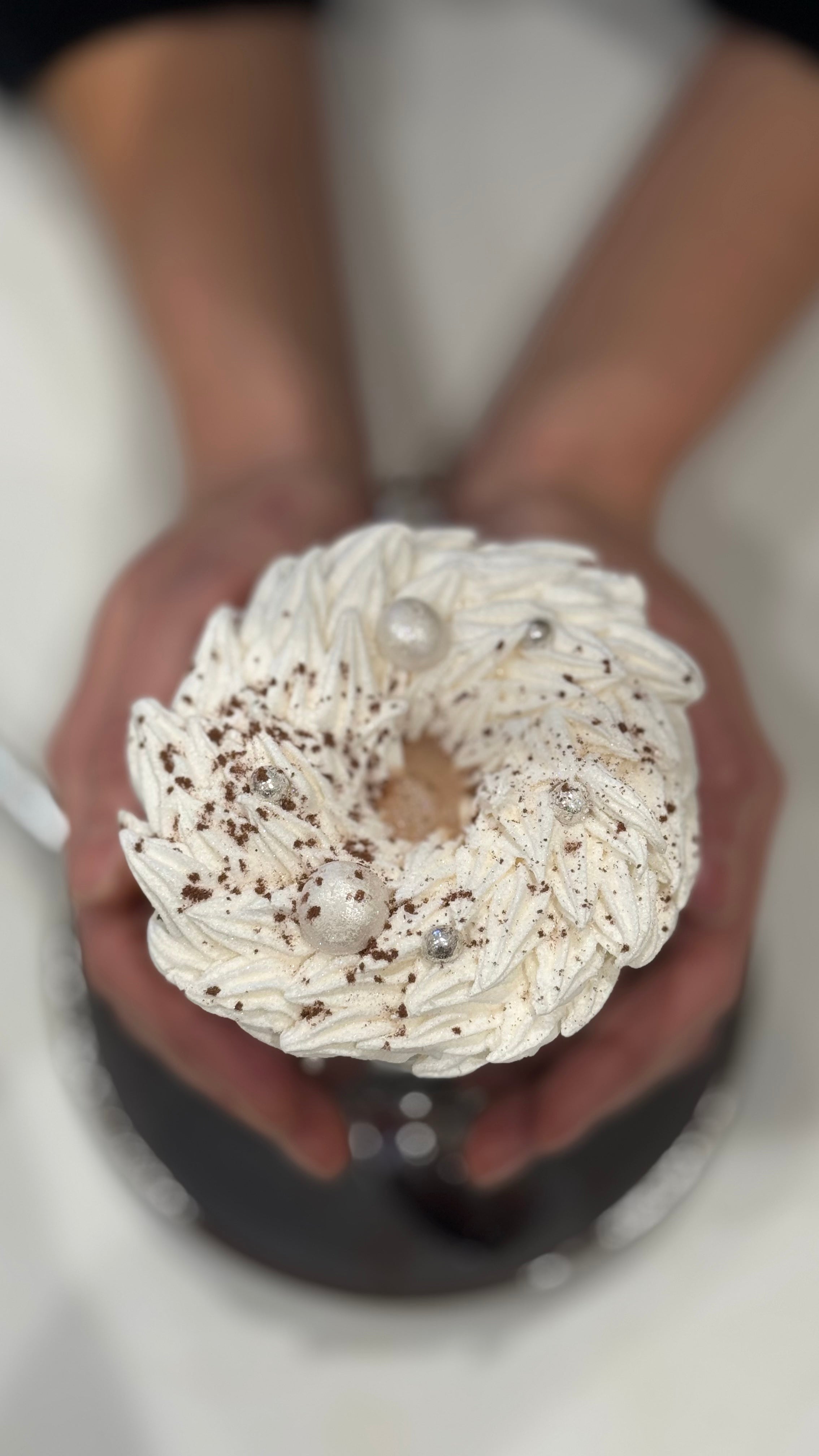 Floating Marshmallow Wreaths
