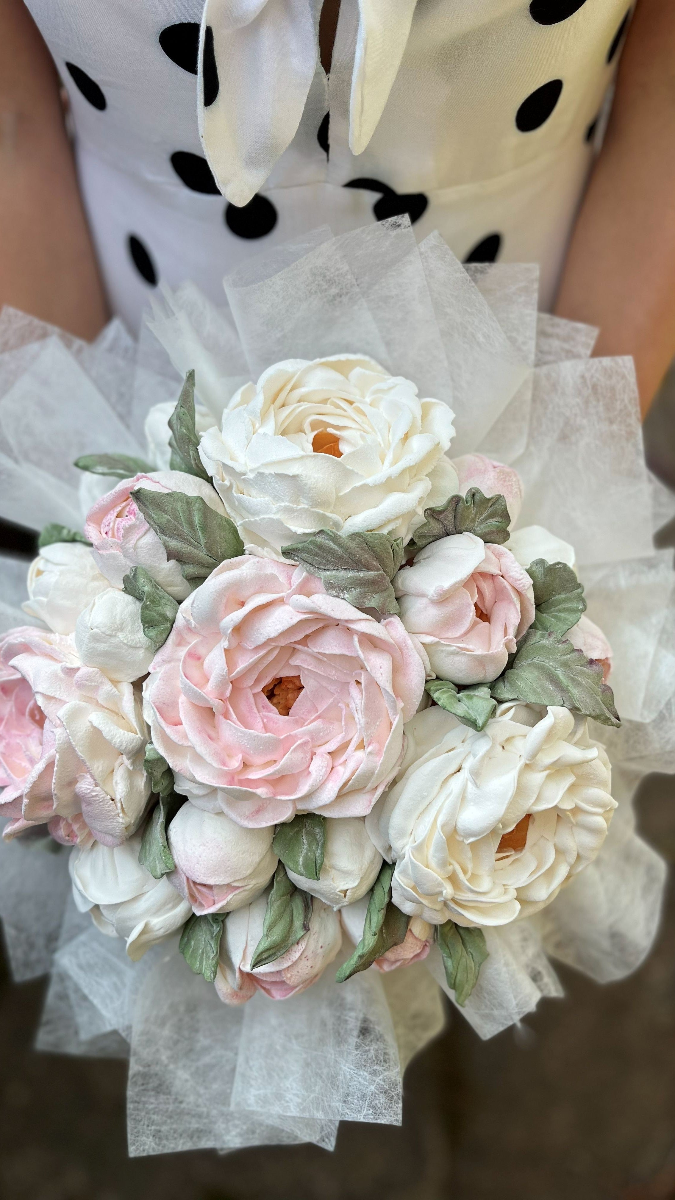 Marshmallow Peony Box/Bouquet Small