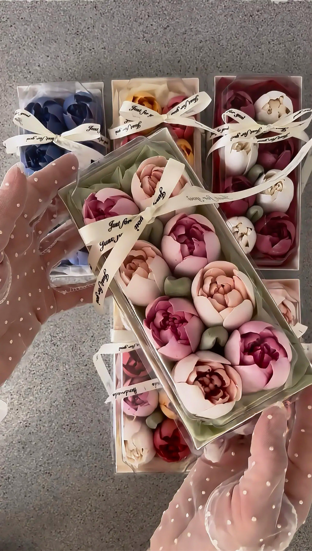 Marshmallow Tulip Box Small (Square)