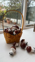 Marshmallow Mushroom Basket